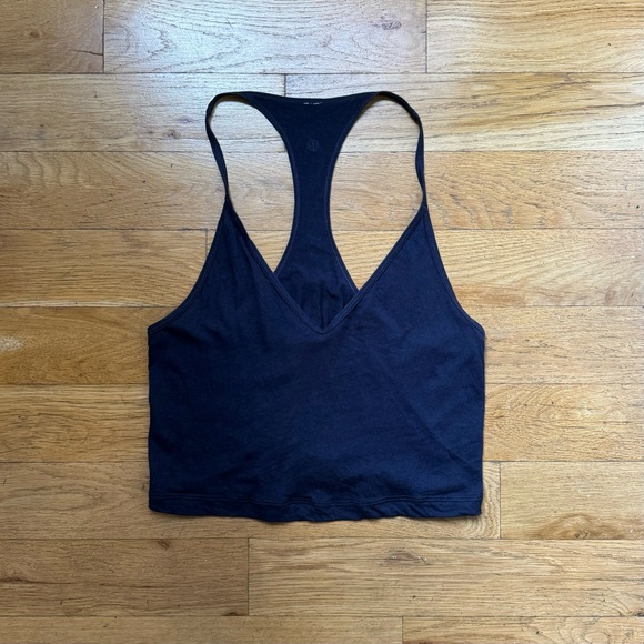 navy Lululemon racerback tank (size: 2) - Picture 1 of 8